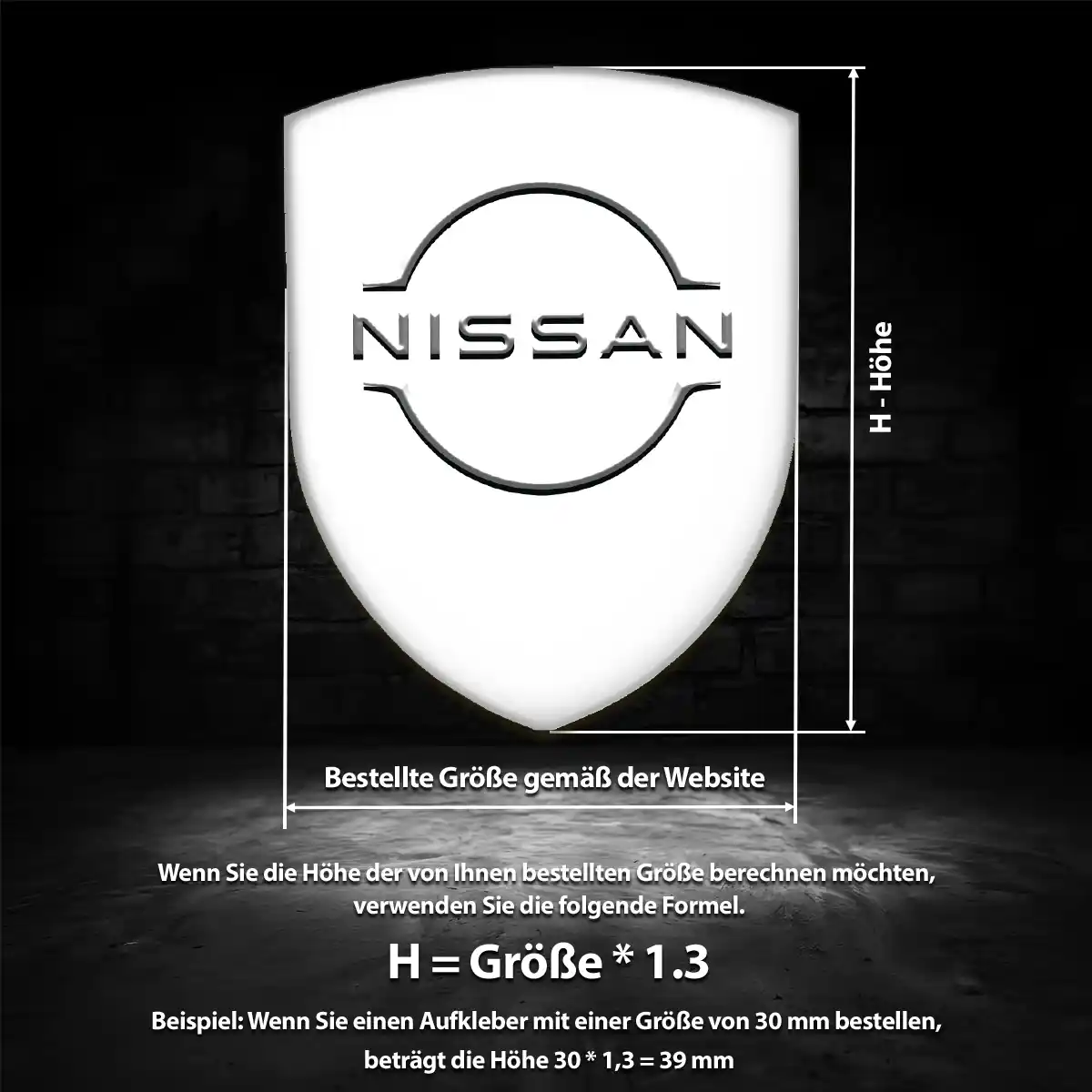 Nissan Wappen Emblem Auto Markenedition