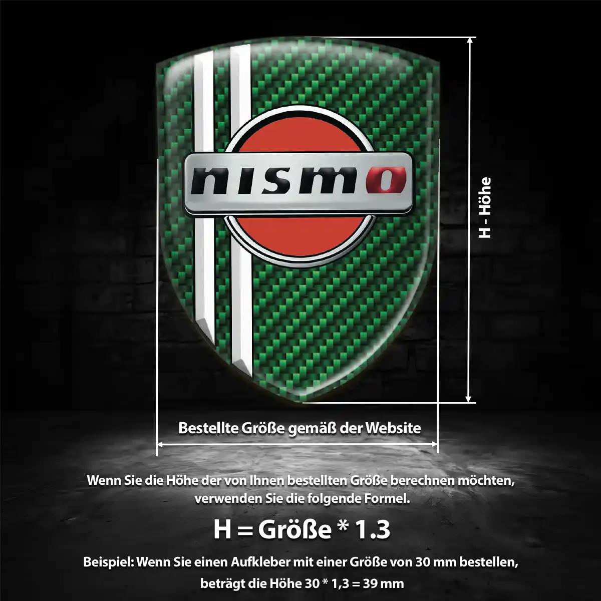 Nissan Wappen Emblem Auto Premium-Edition