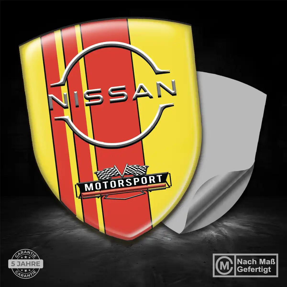 Nissan Wappen Emblem Auto Tuningfahrzeug