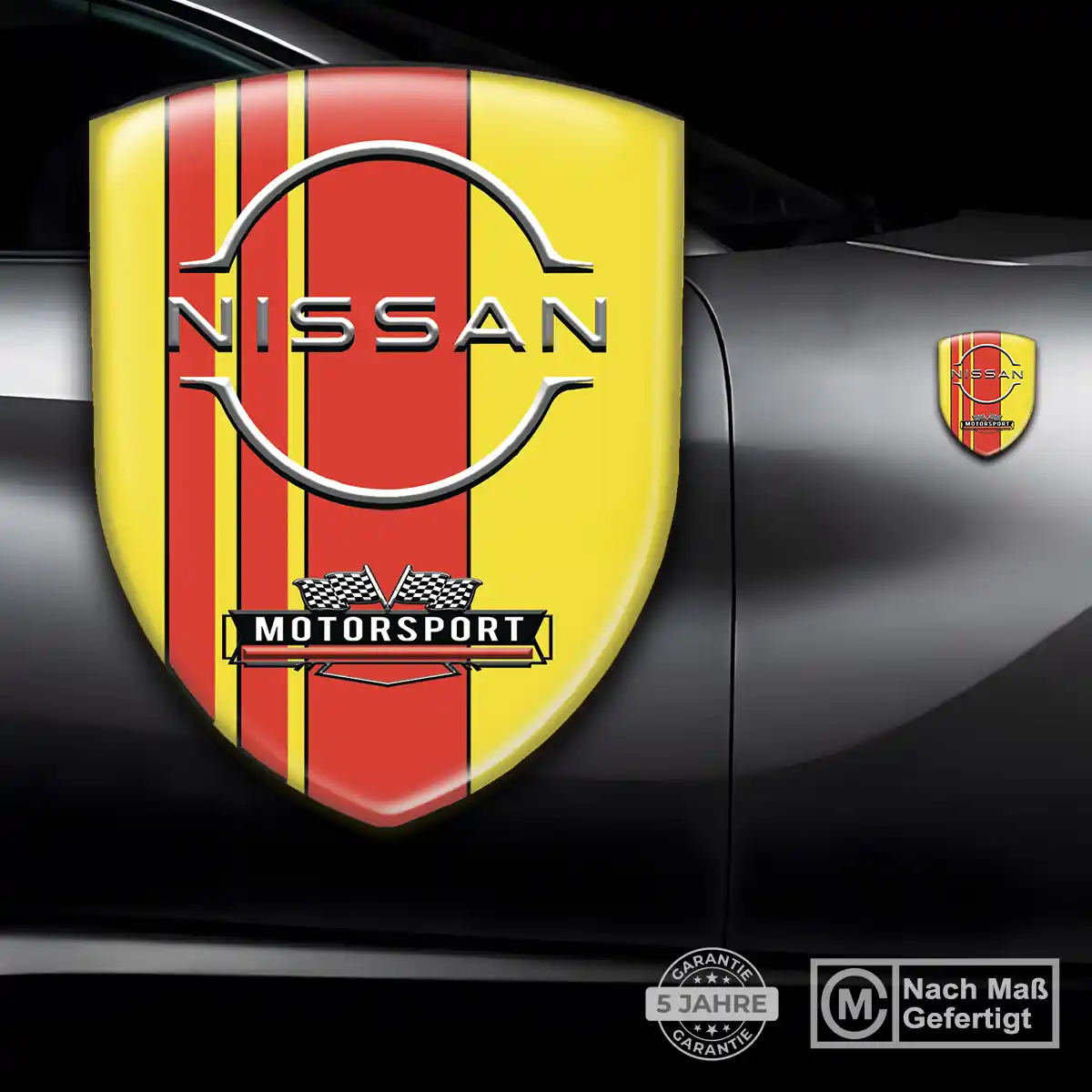 Nissan Wappen Emblem Auto Tuningfahrzeug
