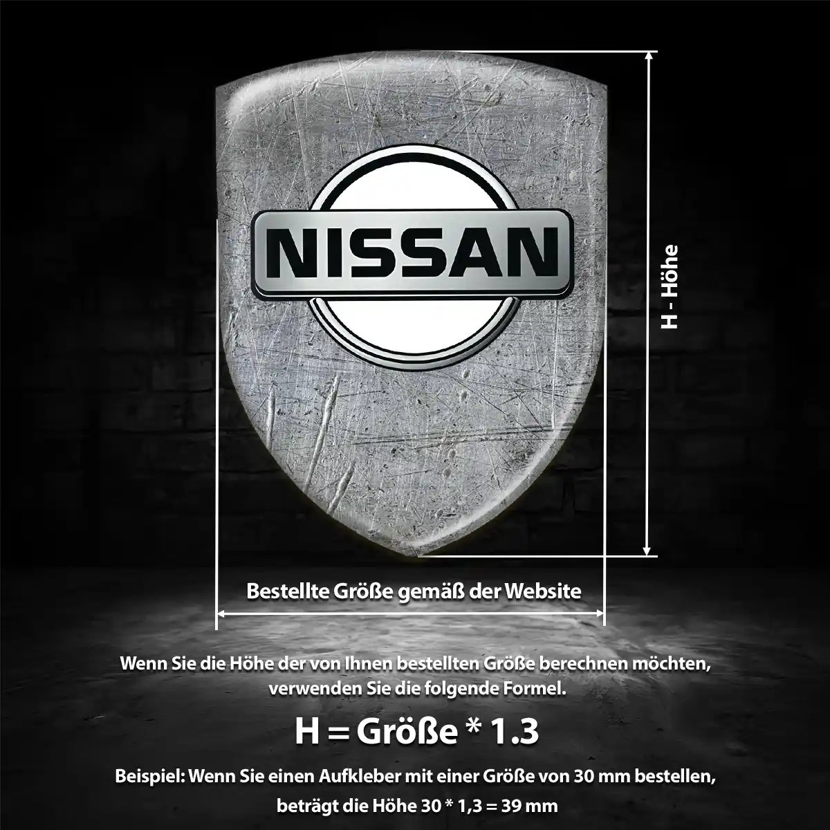 Nissan Wappen Emblem Erstklassige Qualität