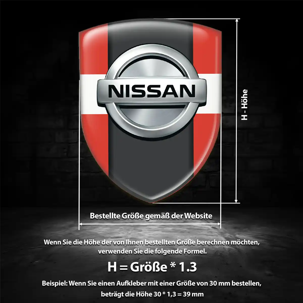 Nissan Wappen Emblem Limitierte Auflage
