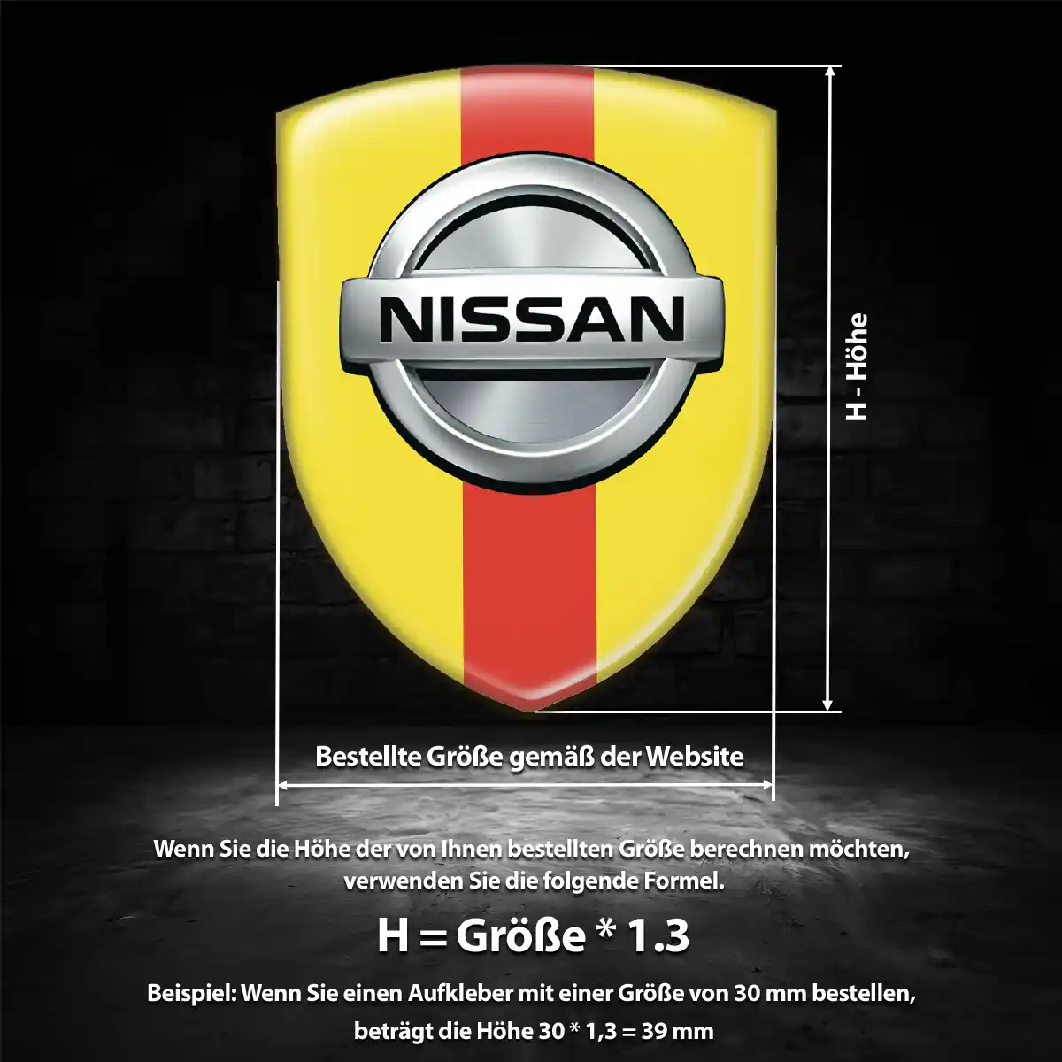 Nissan Wappen Emblem Markenedition