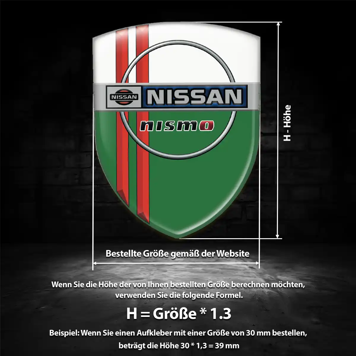 Nissan Wappen Emblem Modernes Design