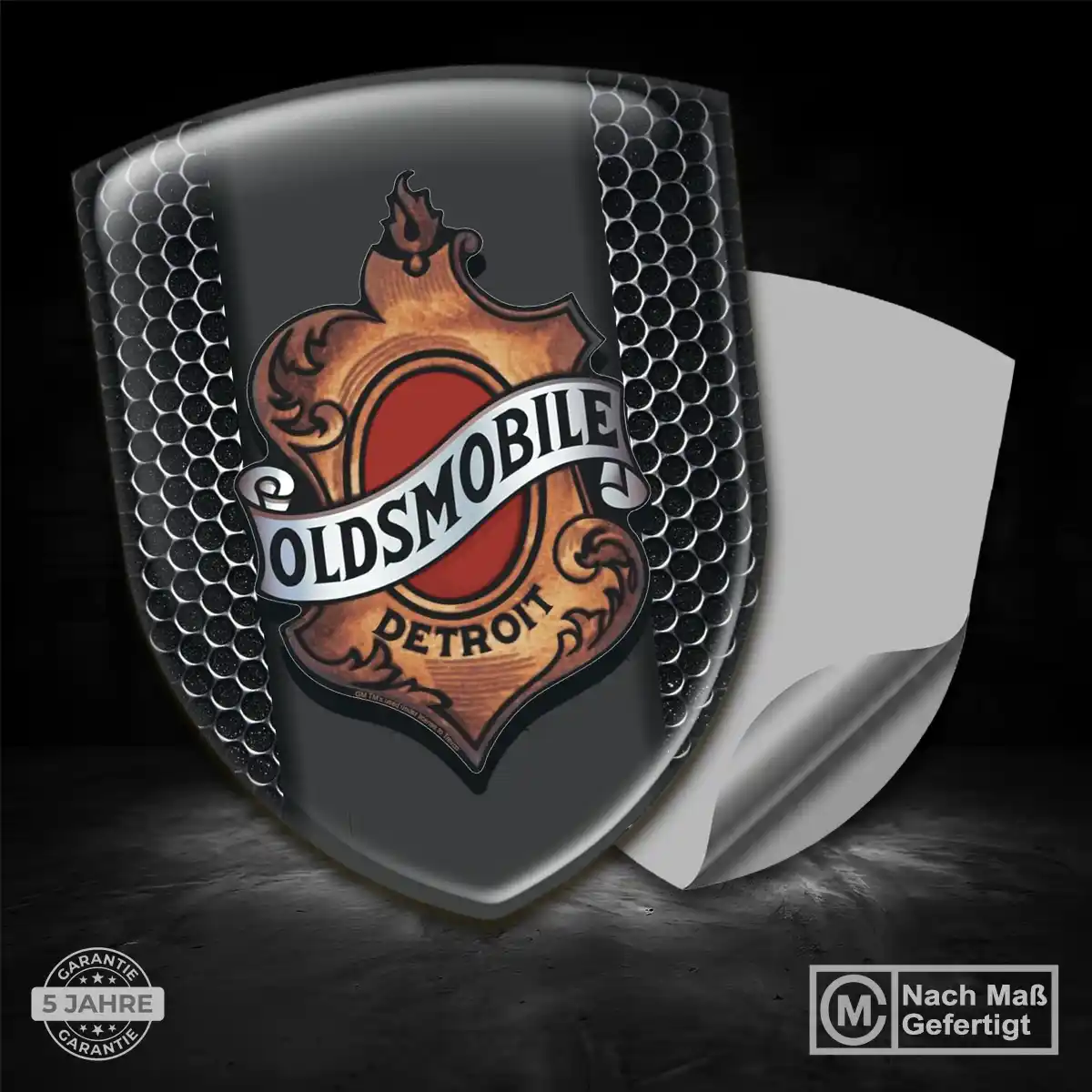 Oldsmobile 3D Gel Aufkleber Anspruchsvolles Design