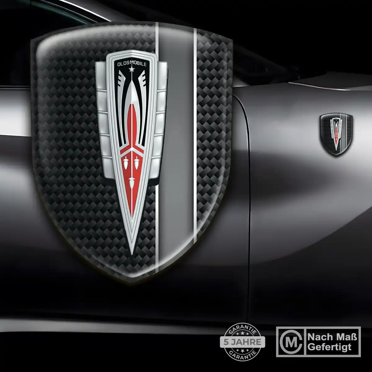 Oldsmobile 3D Gel Aufkleber Auto Edles Design