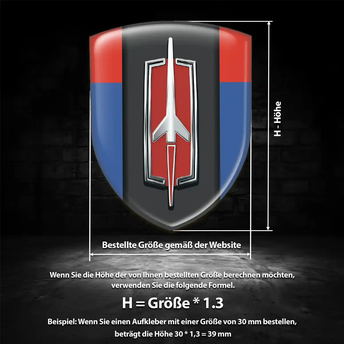 Oldsmobile 3D Gel Aufkleber Auto Exterieurdesign