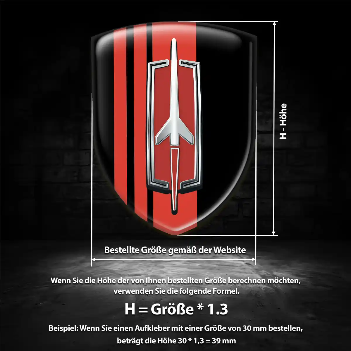 Oldsmobile 3D Gel Aufkleber Auto Premiumqualität