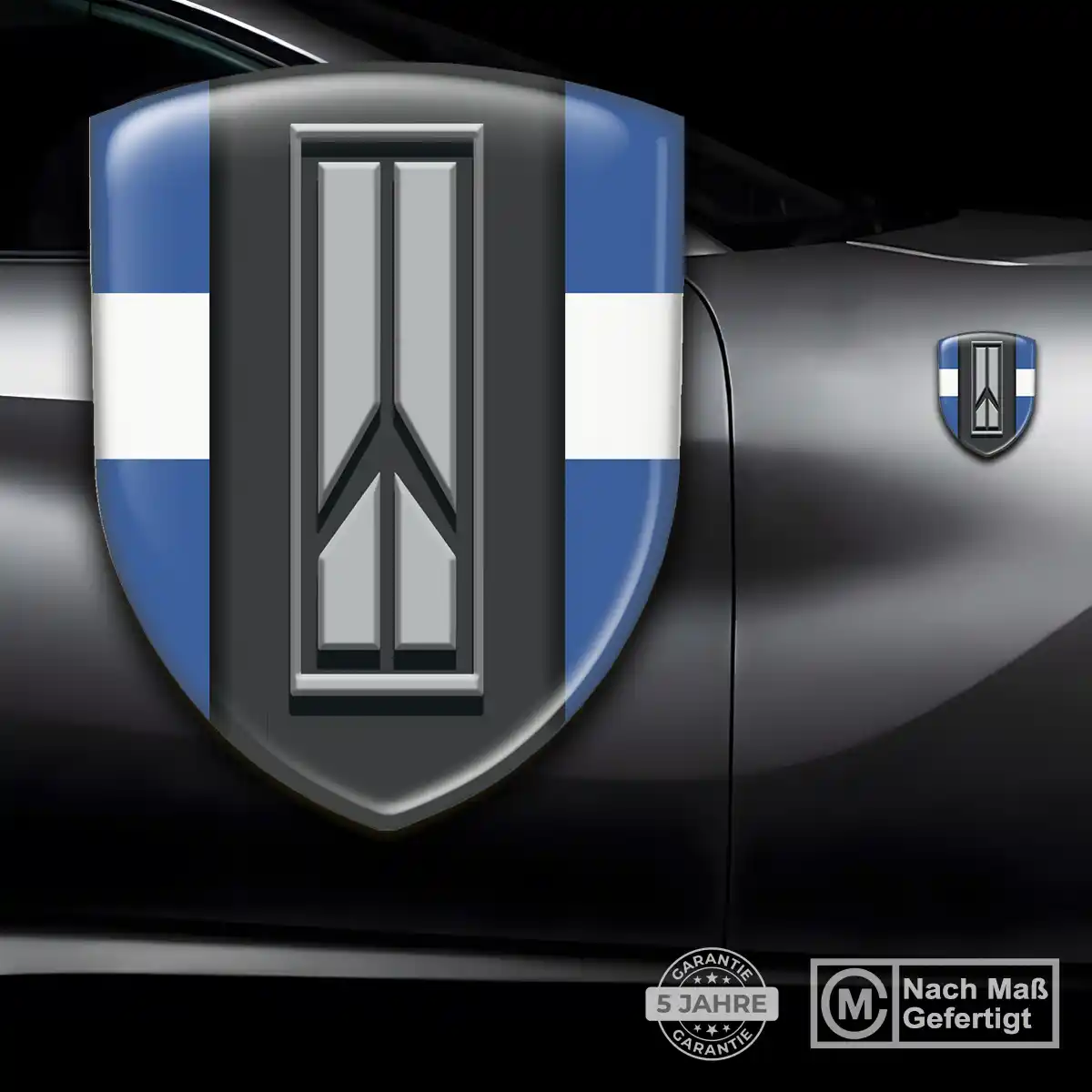Oldsmobile 3D Gel Aufkleber Emblem Modernes Design