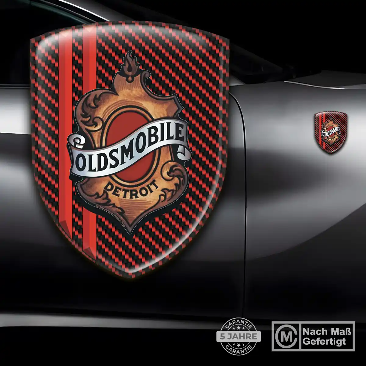 Oldsmobile 3D Gel Aufkleber Emblem Stilvolles Design