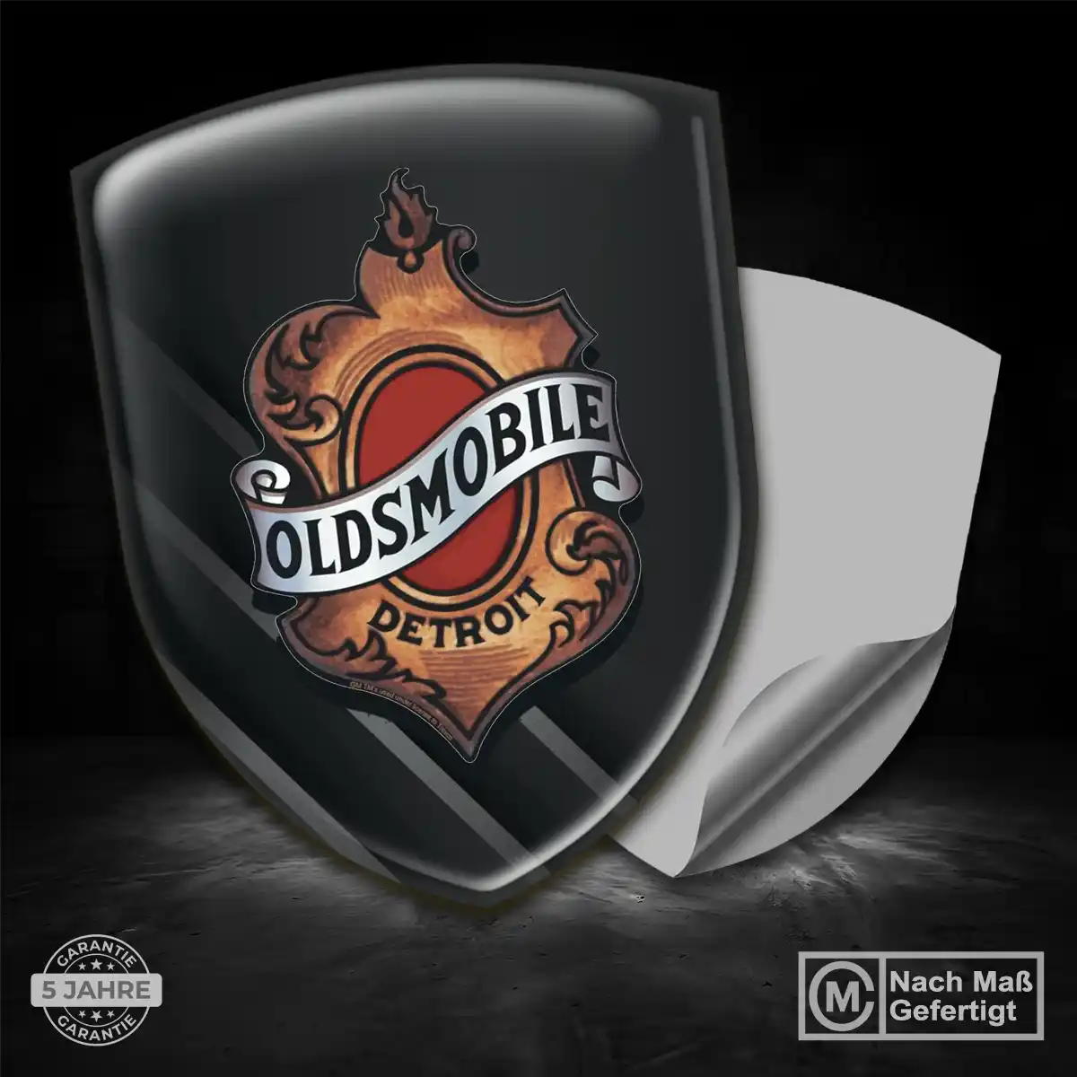 Oldsmobile 3D Gel Aufkleber Embleme Auto Markenedition
