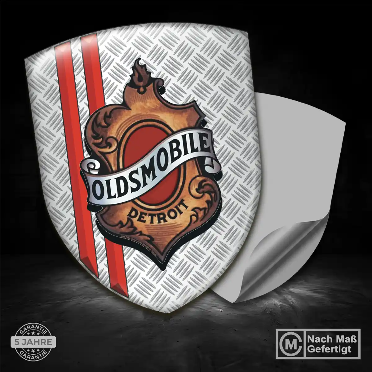 Oldsmobile 3D Gel Aufkleber Embleme Interieurdesign