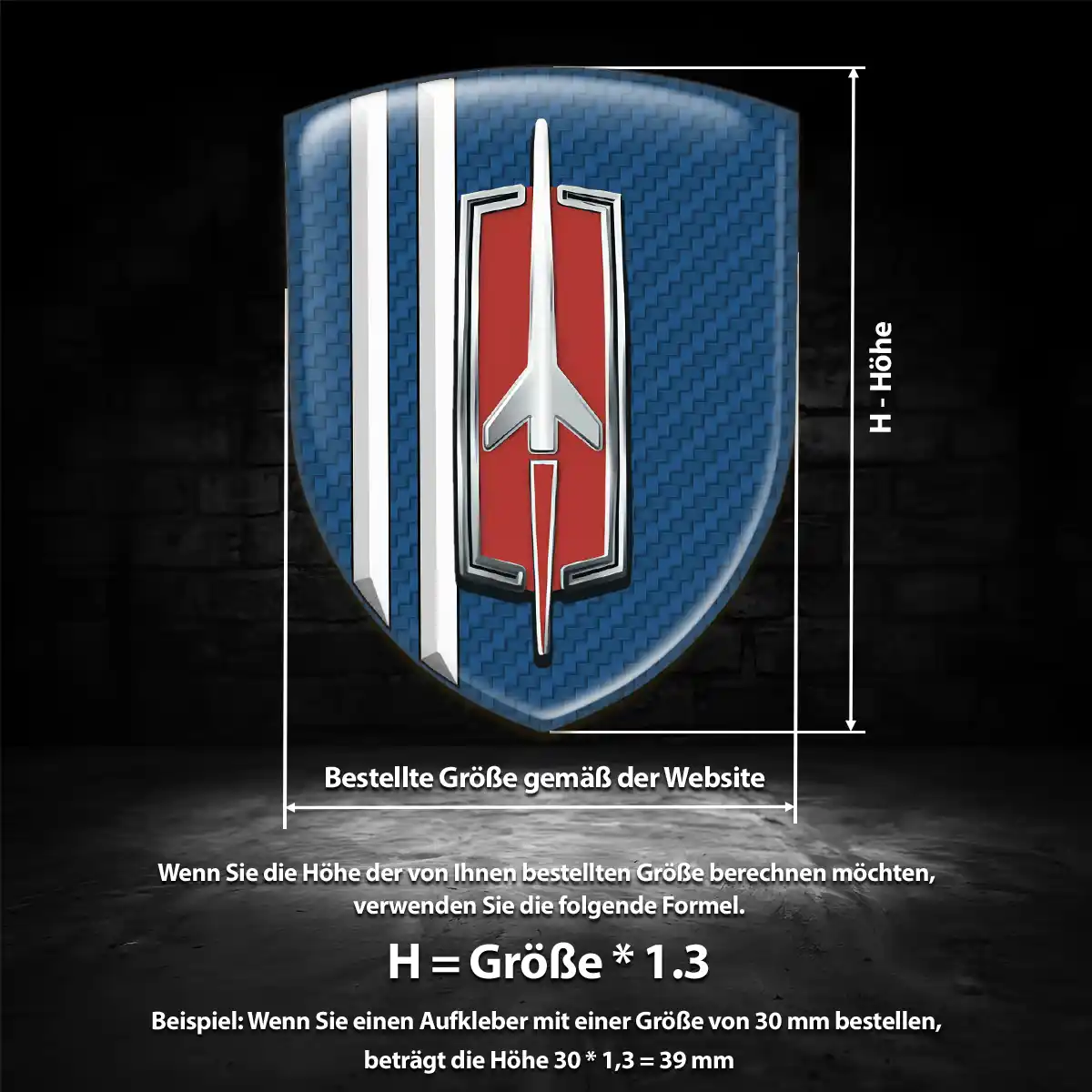 Oldsmobile 3D Gel Aufkleber Embleme Tuningfahrzeug