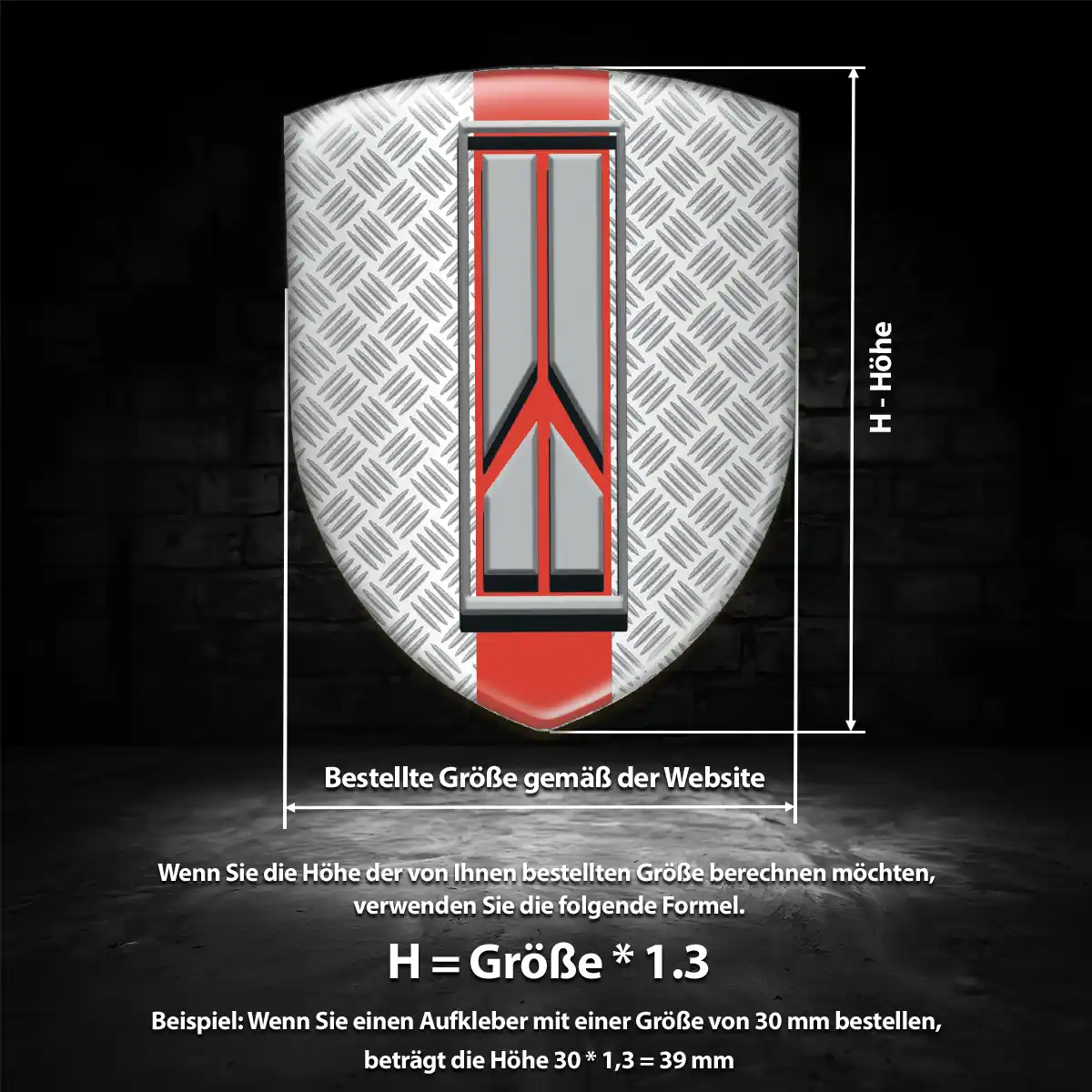 Oldsmobile 3D Gel Aufkleber Premium-Edition