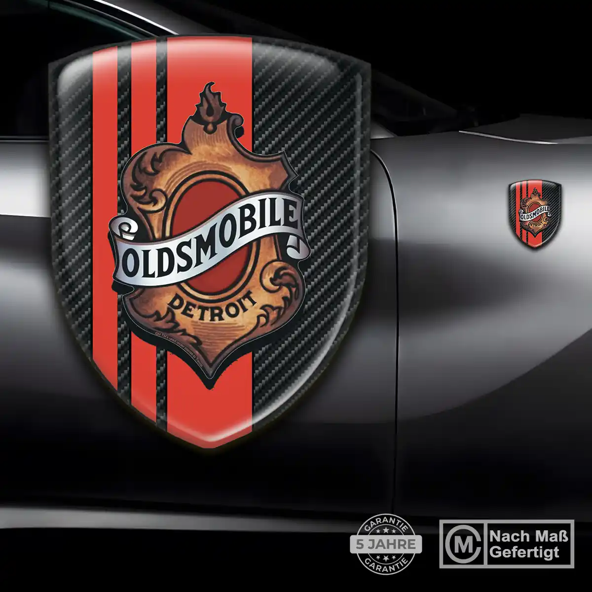 Oldsmobile 3D Gel Aufkleber Premiumqualität