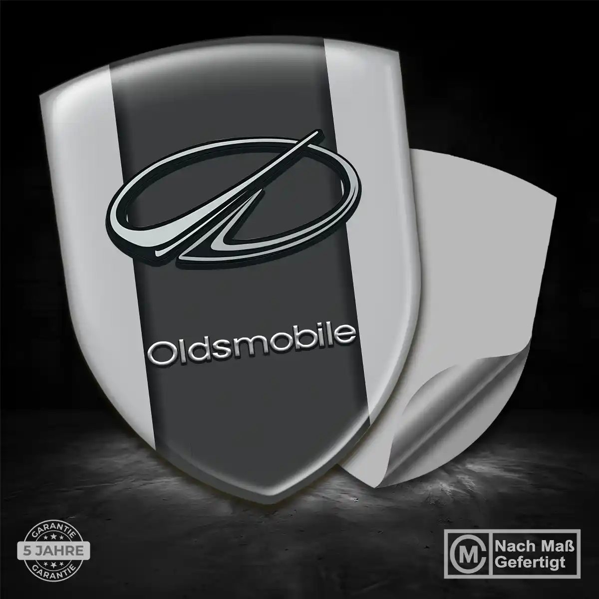 Oldsmobile 3D Gel Aufkleber Silikon Auto Edles Design