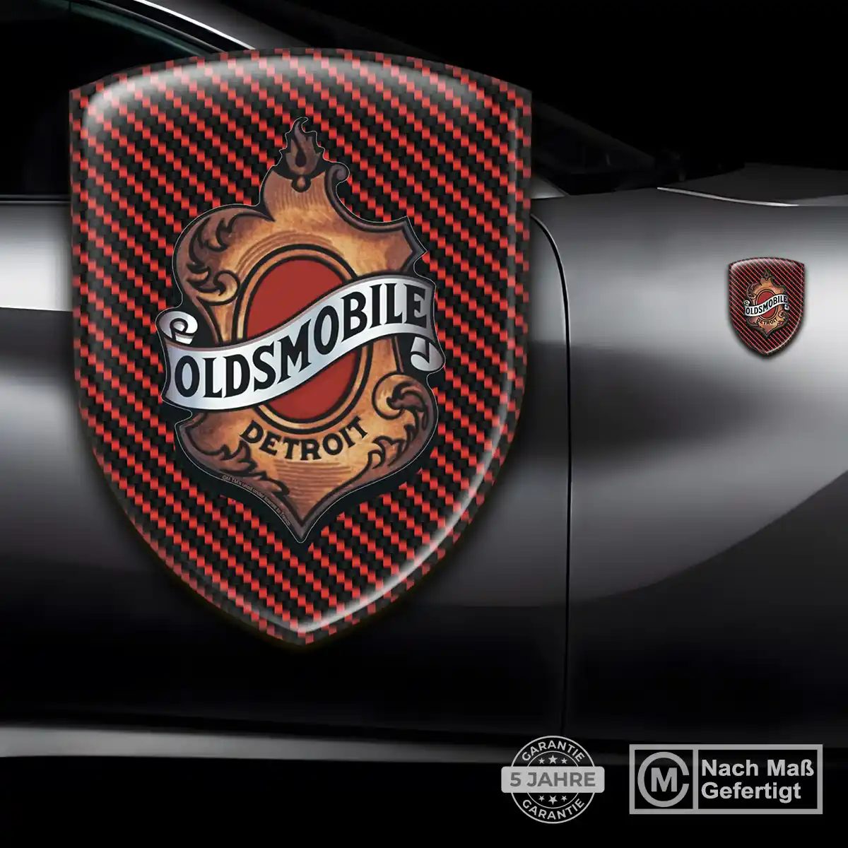 Oldsmobile 3D Gel Aufkleber Silikon Auto Hohe Qualität