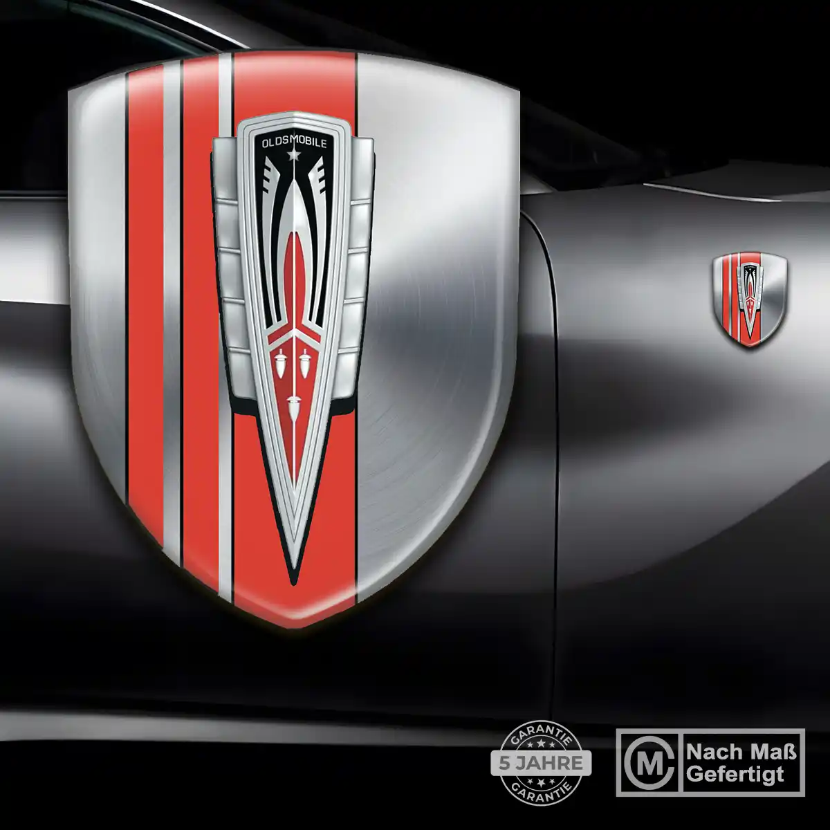 Oldsmobile 3D Gel Aufkleber Silikon Auto Modernes Design