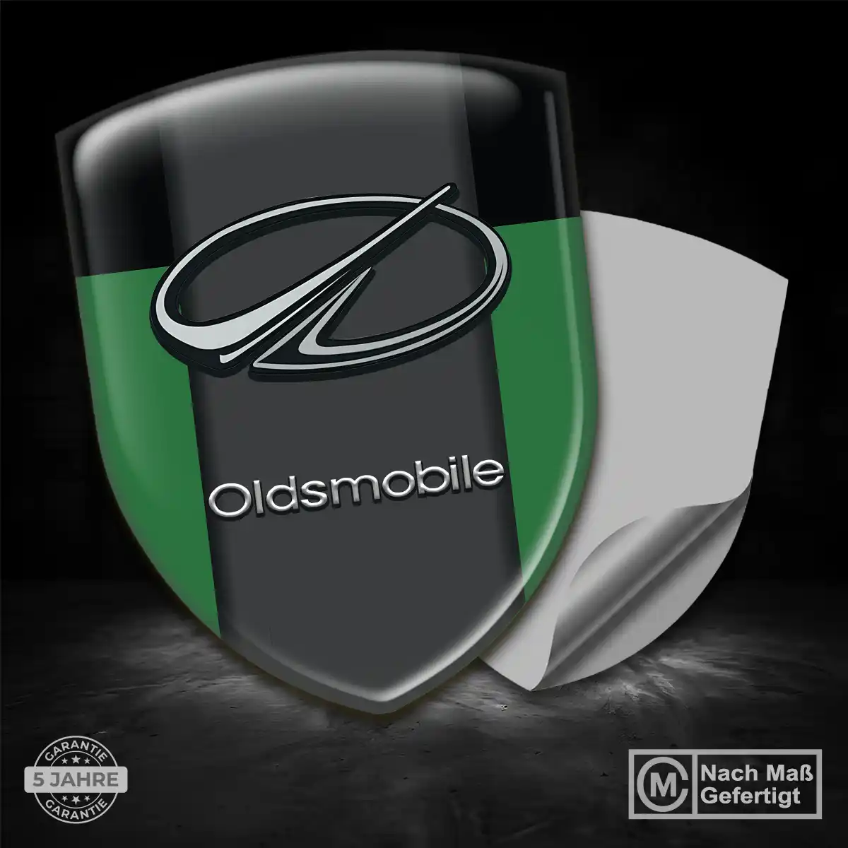 Oldsmobile 3D Gel Aufkleber Silikon Auto Premiumqualität