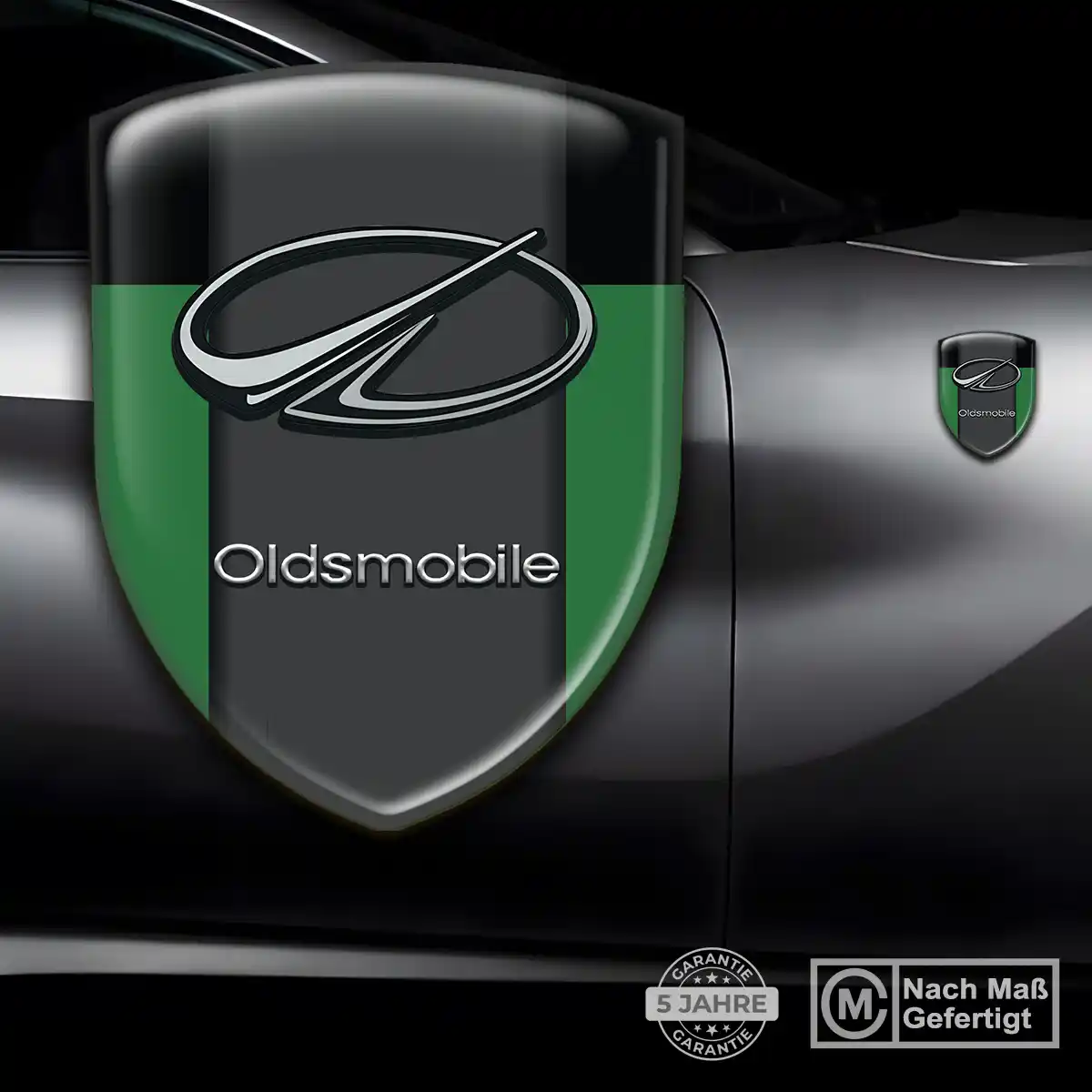 Oldsmobile 3D Gel Aufkleber Silikon Auto Premiumqualität