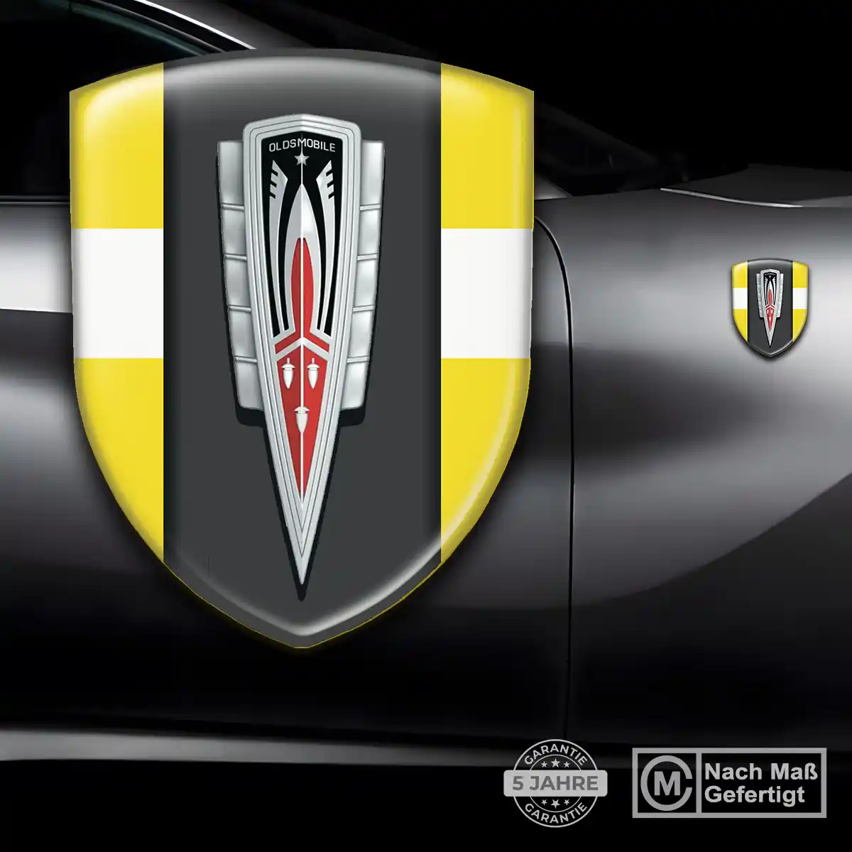 Oldsmobile 3D Gel Aufkleber Silikon Auto Stilvolles Design