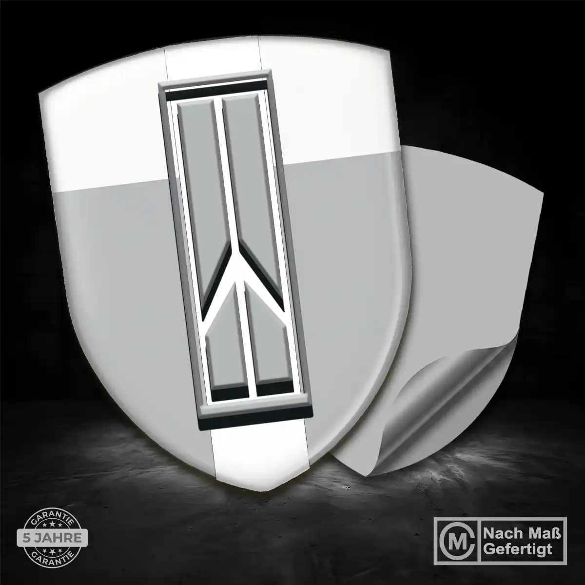 Oldsmobile 3D Gel Aufkleber Silikon Edles Design