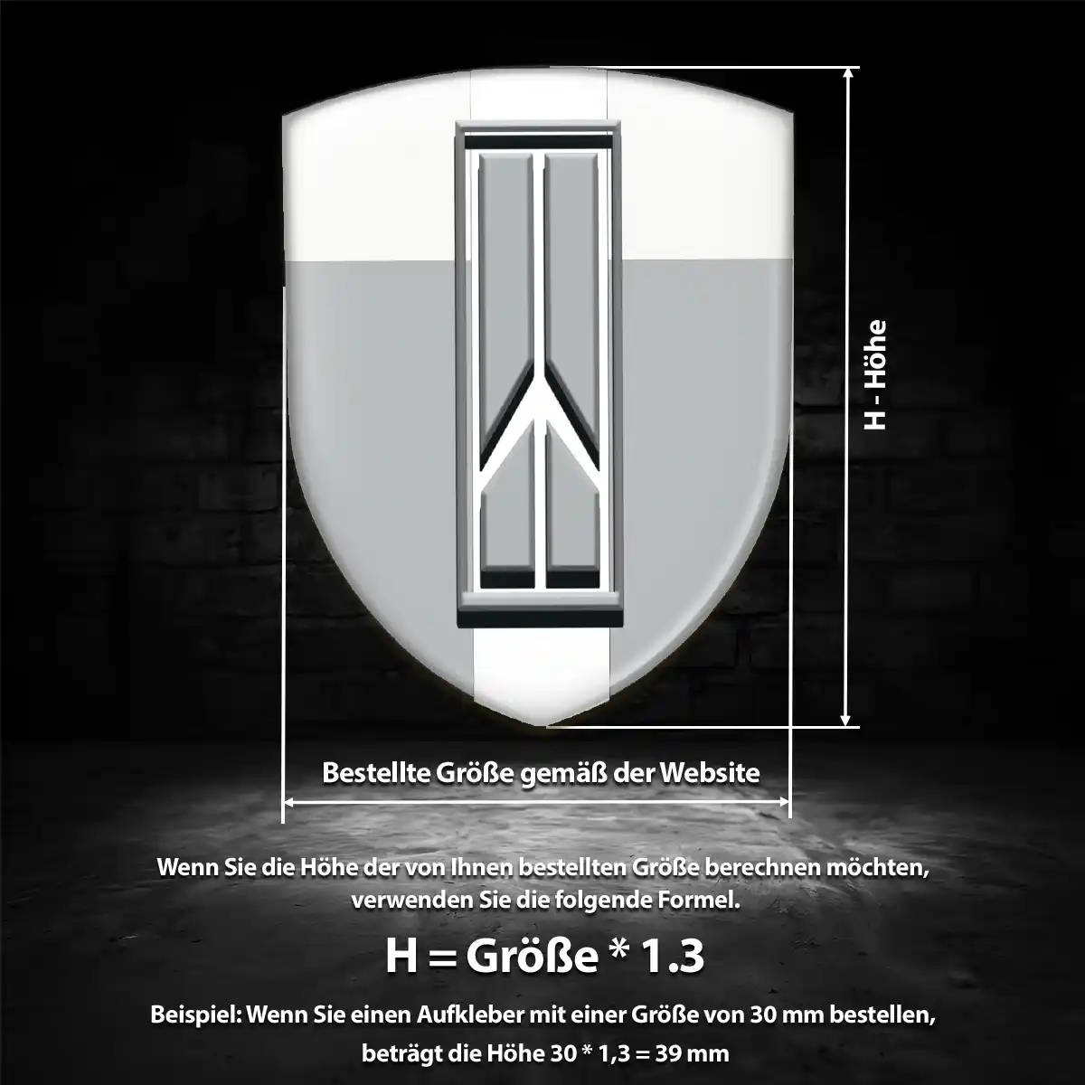 Oldsmobile 3D Gel Aufkleber Silikon Edles Design
