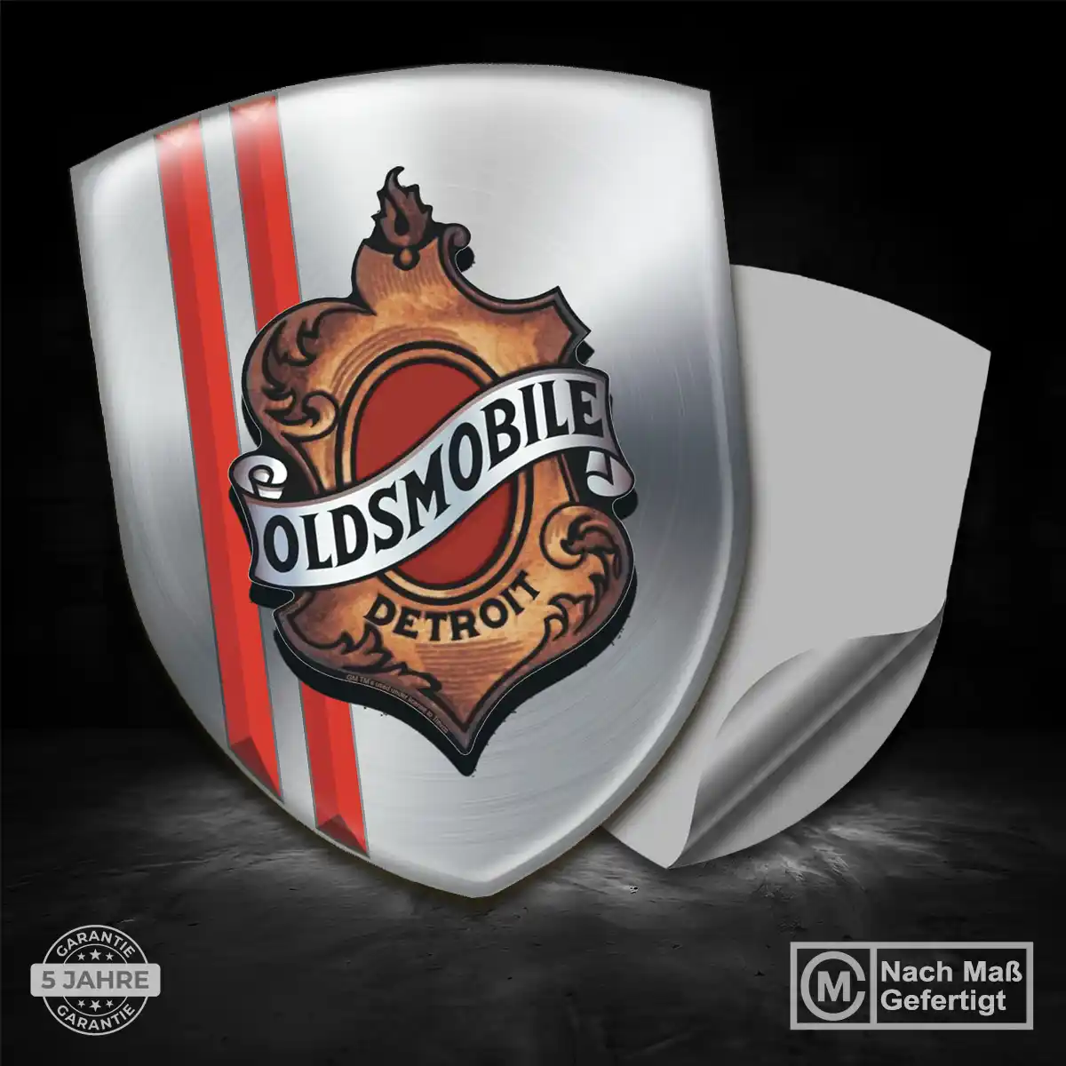 Oldsmobile 3D Gel Aufkleber Silikon Erstklassige Qualität