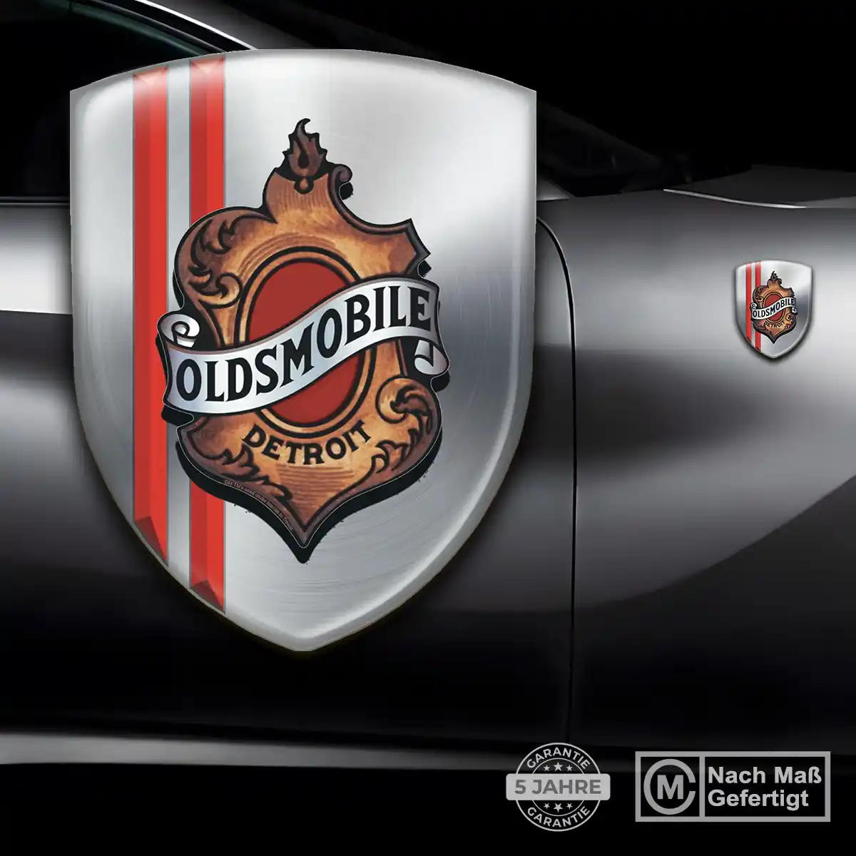 Oldsmobile 3D Gel Aufkleber Silikon Erstklassige Qualität