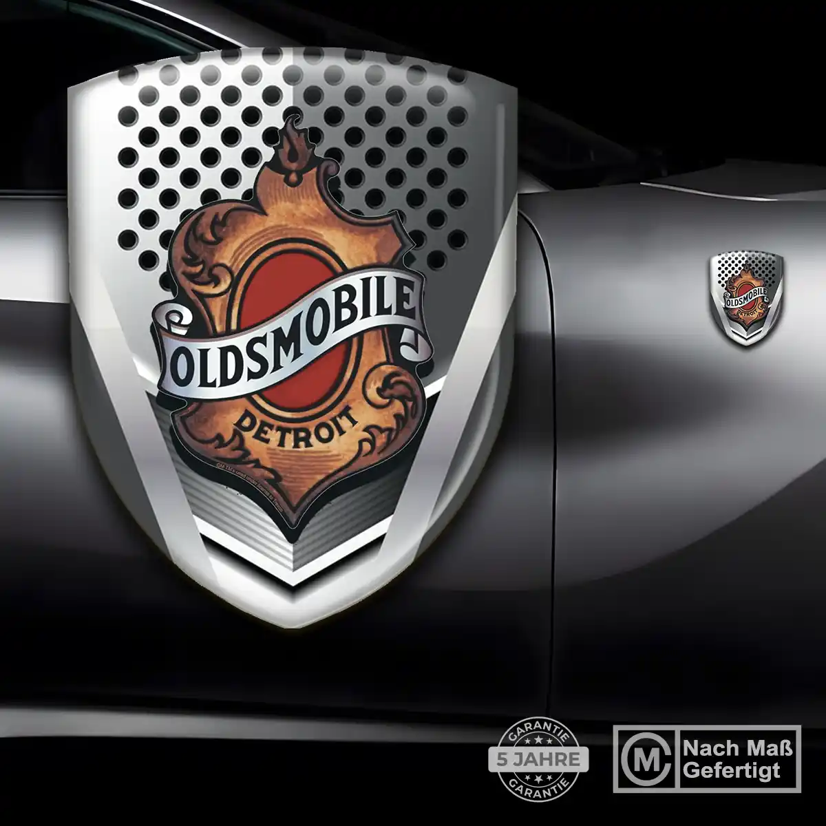 Oldsmobile 3D Gel Aufkleber Silikon Exterieurdesign