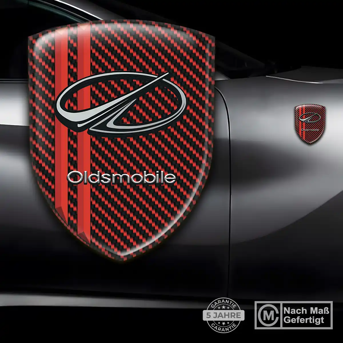 Oldsmobile 3D Gel Aufkleber Silikon Premiumqualität