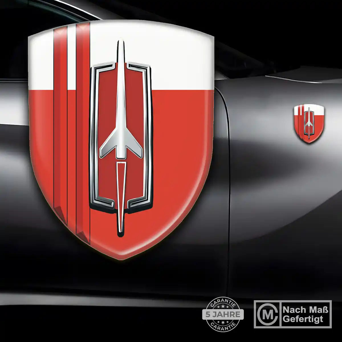 Oldsmobile 3D Gel Aufkleber Stilvolles Design