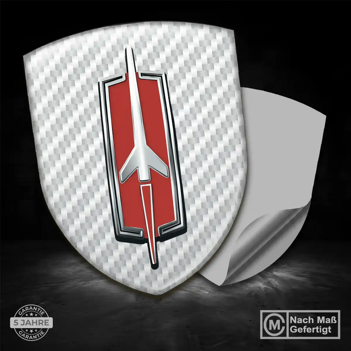 Oldsmobile 3D Gel Aufkleber Wappen Anspruchsvolles Design