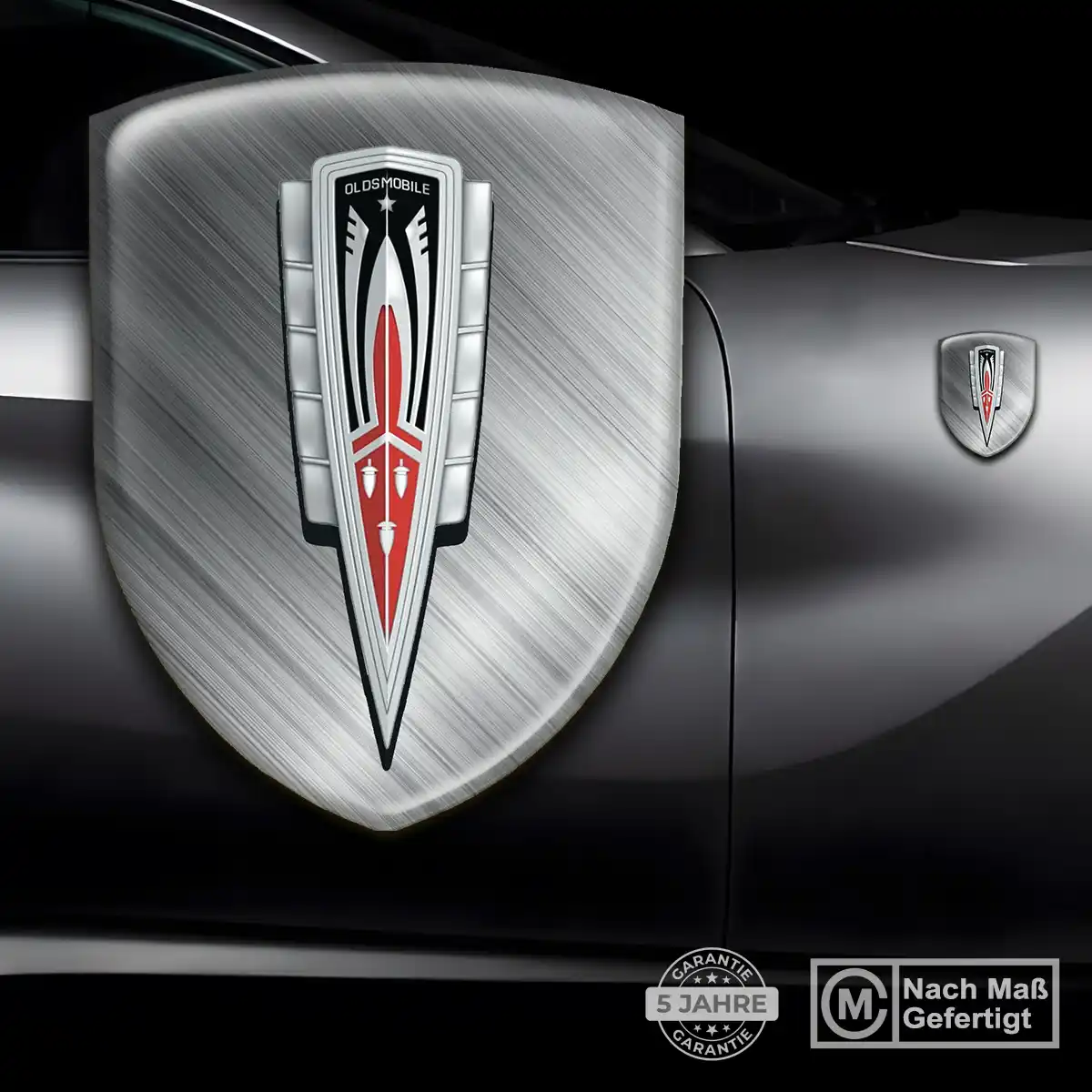Oldsmobile 3D Gel Aufkleber Wappen Ausdrucksstarkes Design
