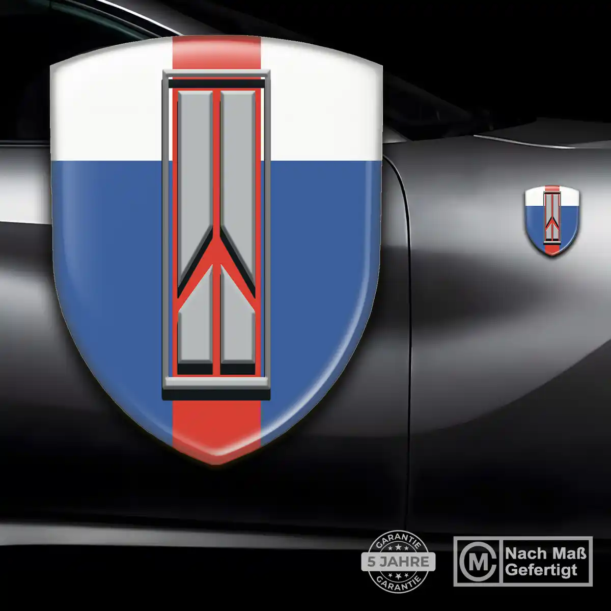 Oldsmobile 3D Gel Aufkleber Wappen Auto Edles Design