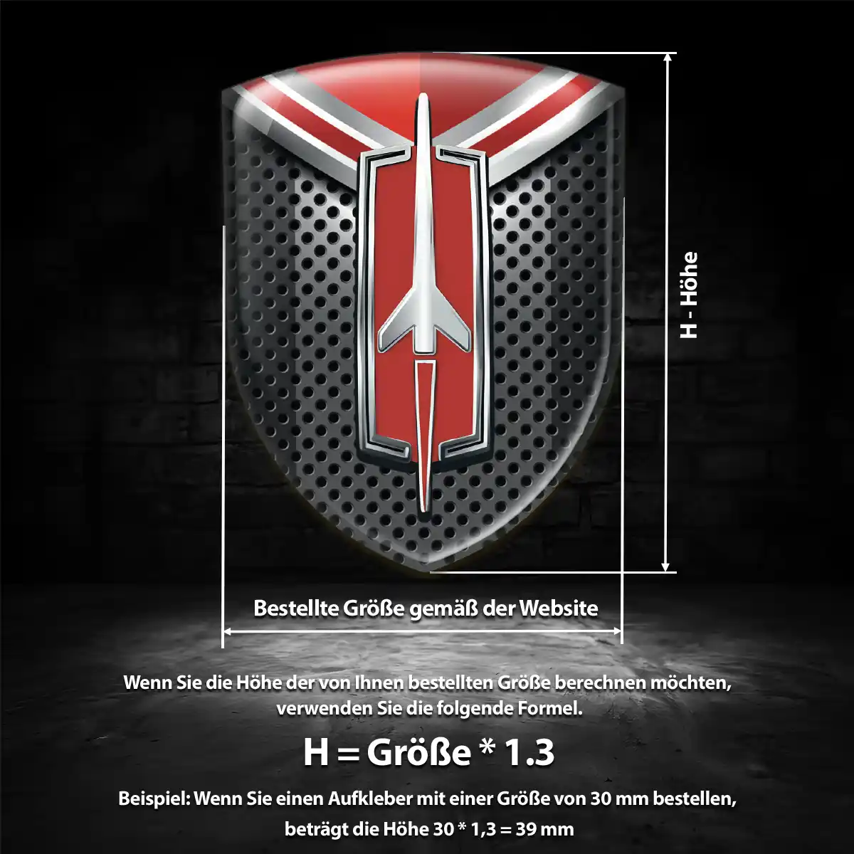 Oldsmobile 3D Gel Aufkleber Wappen Auto Hohe Qualität