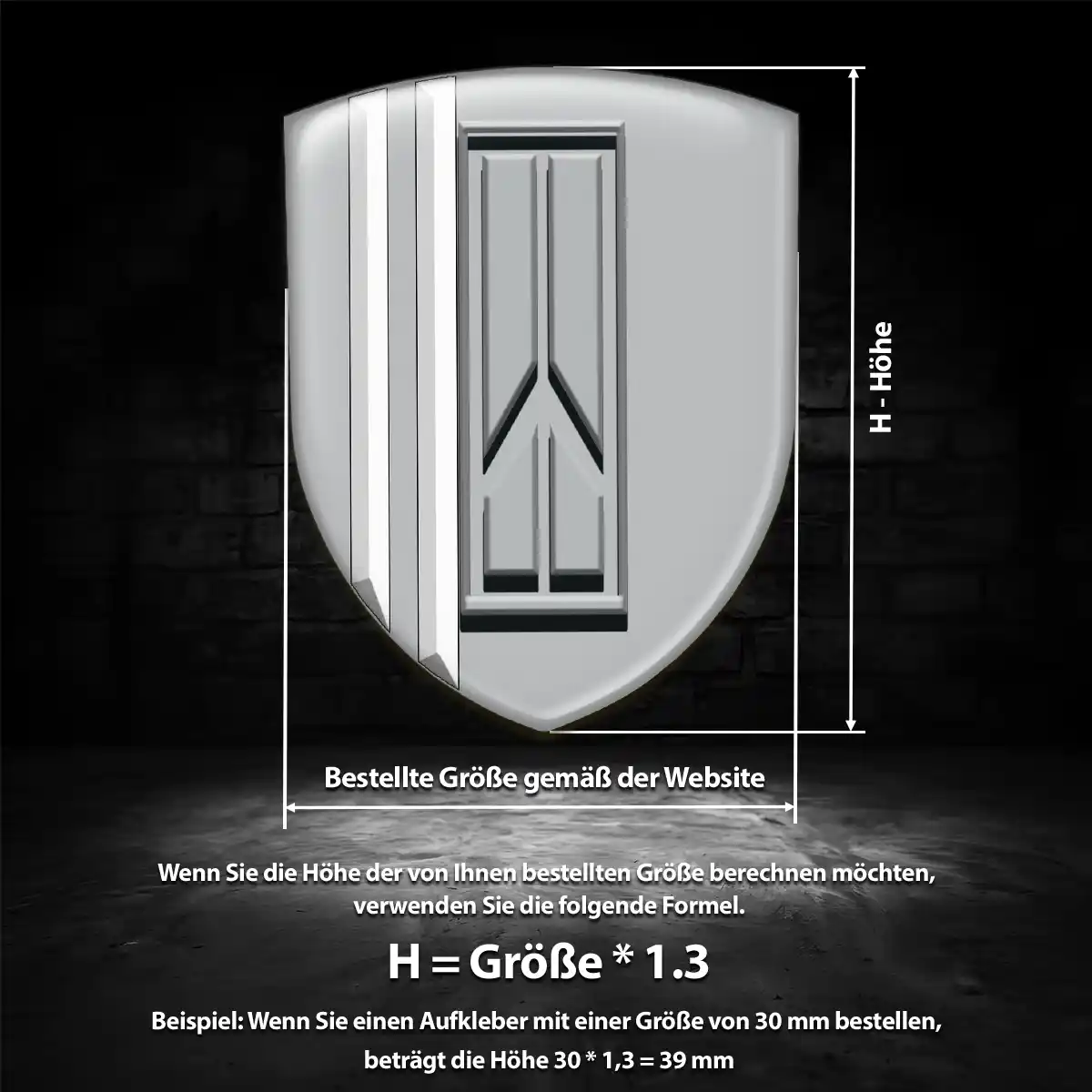 Oldsmobile 3D Gel Aufkleber Wappen Auto Interieurdesign