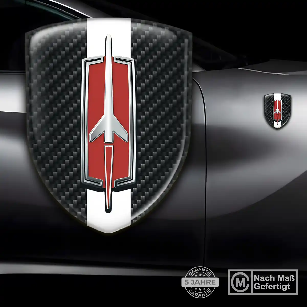 Oldsmobile 3D Gel Aufkleber Wappen Auto Limitierte Auflage