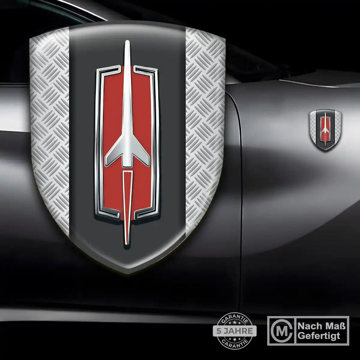 Oldsmobile 3D Gel Aufkleber Wappen Auto Markenedition