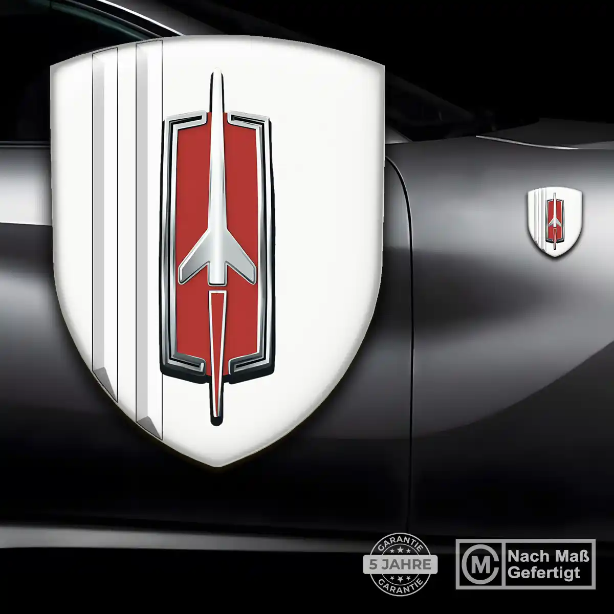 Oldsmobile 3D Gel Aufkleber Wappen Auto Premium-Edition