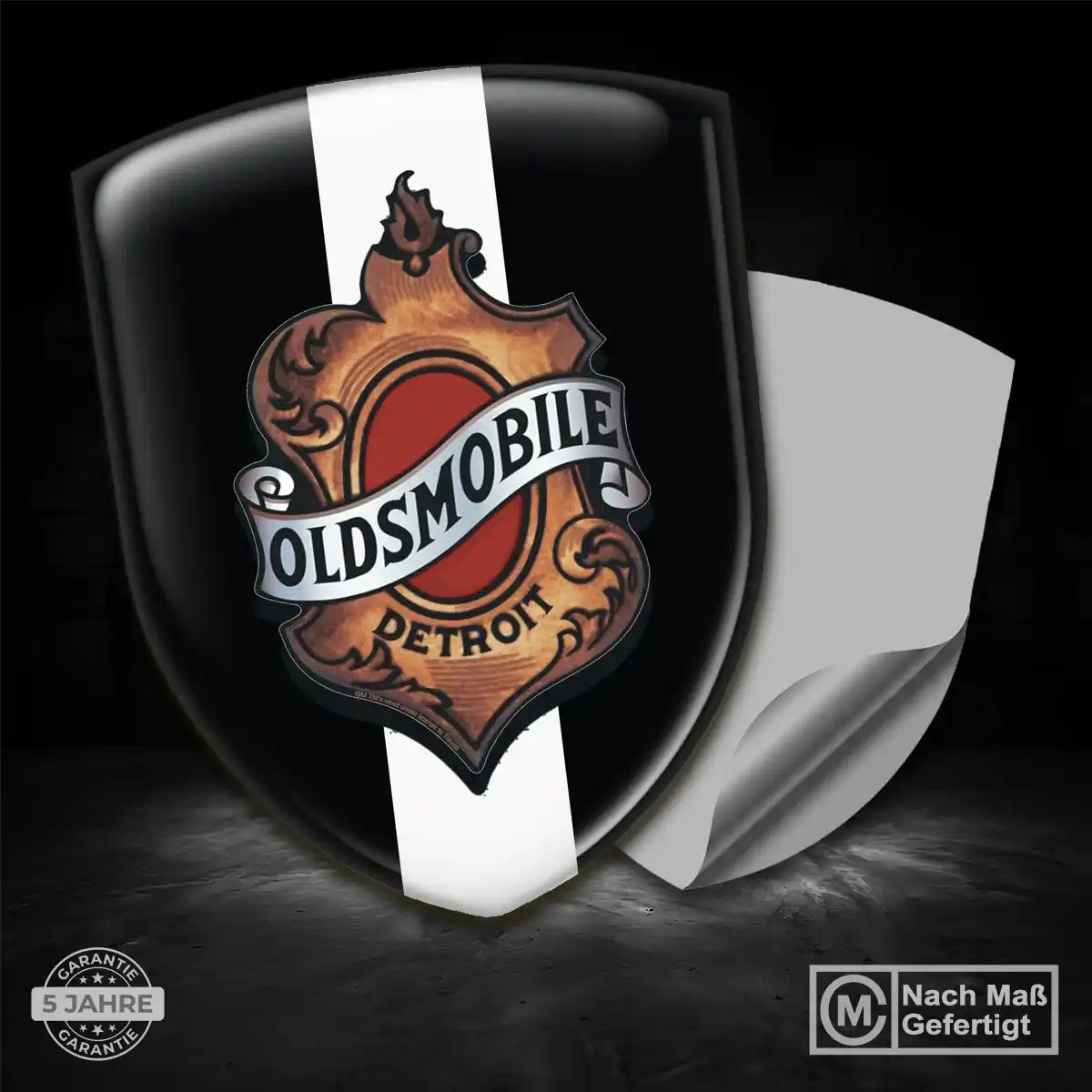 Oldsmobile 3D Gel Aufkleber Wappen Erstklassige Qualität