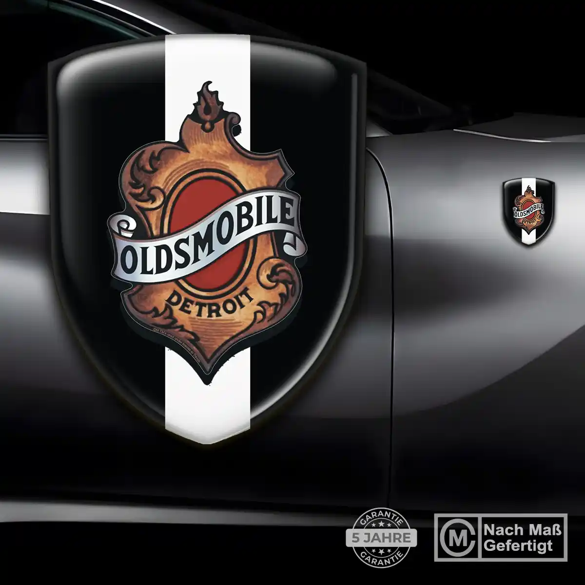 Oldsmobile 3D Gel Aufkleber Wappen Erstklassige Qualität