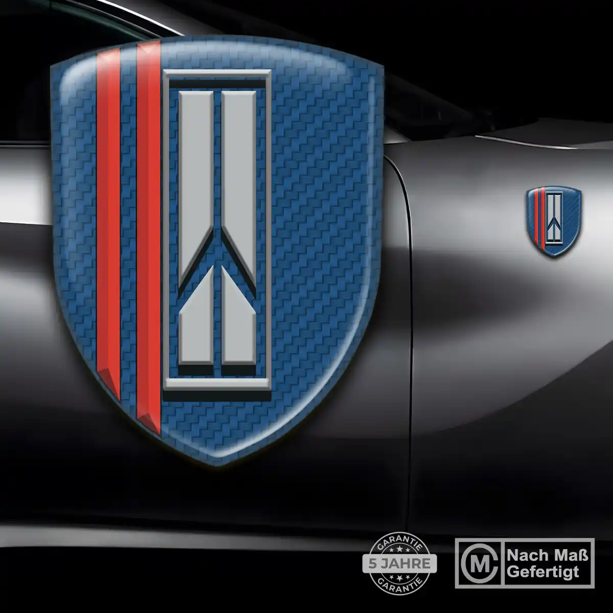 Oldsmobile 3D Gel Aufkleber Wappen Limitierte Auflage