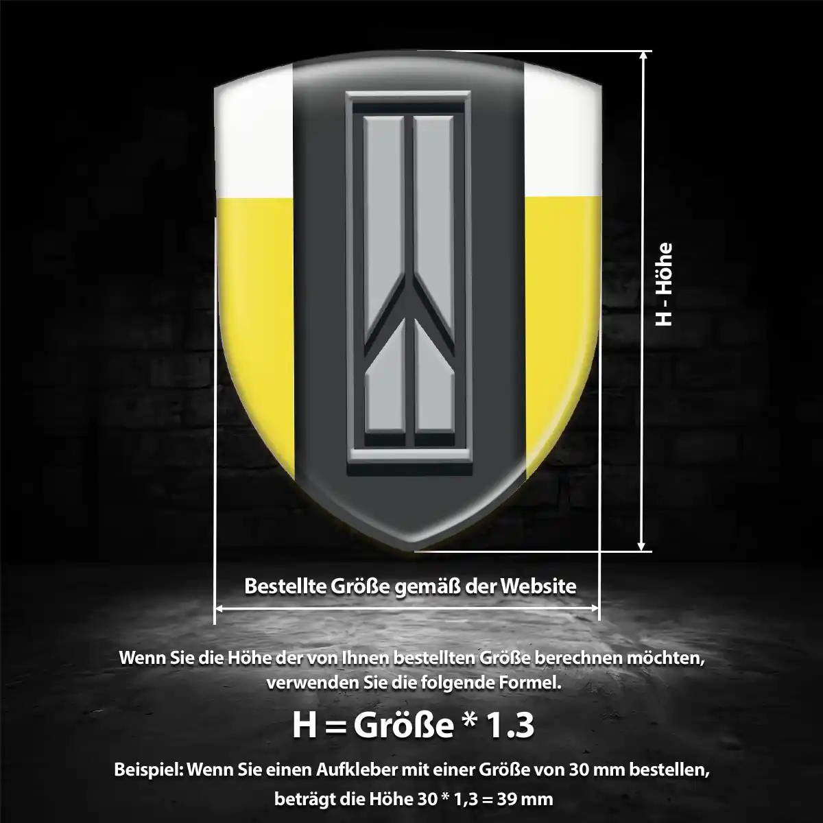 Oldsmobile 3D Gel Aufkleber Wappen Luxus-Edition