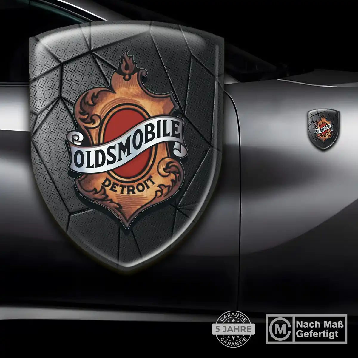 Oldsmobile 3D Gel Aufkleber Wappen Premium-Edition