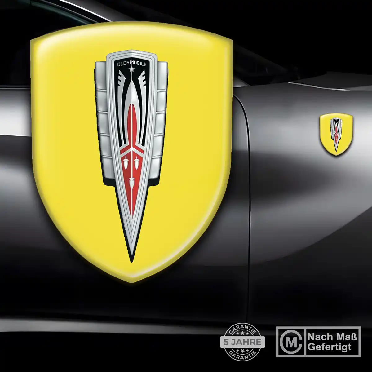 Oldsmobile Aufkleber 3D Gel Emblem Auto Edles Design