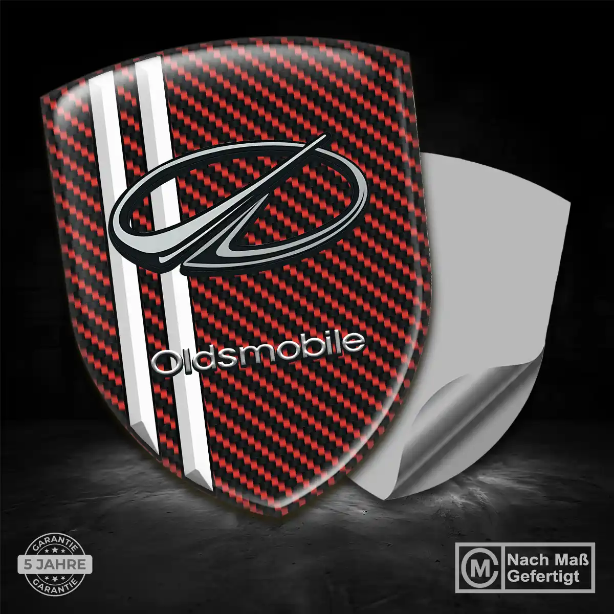 Oldsmobile Aufkleber 3D Gel Emblem Auto Hochwertiges Harz