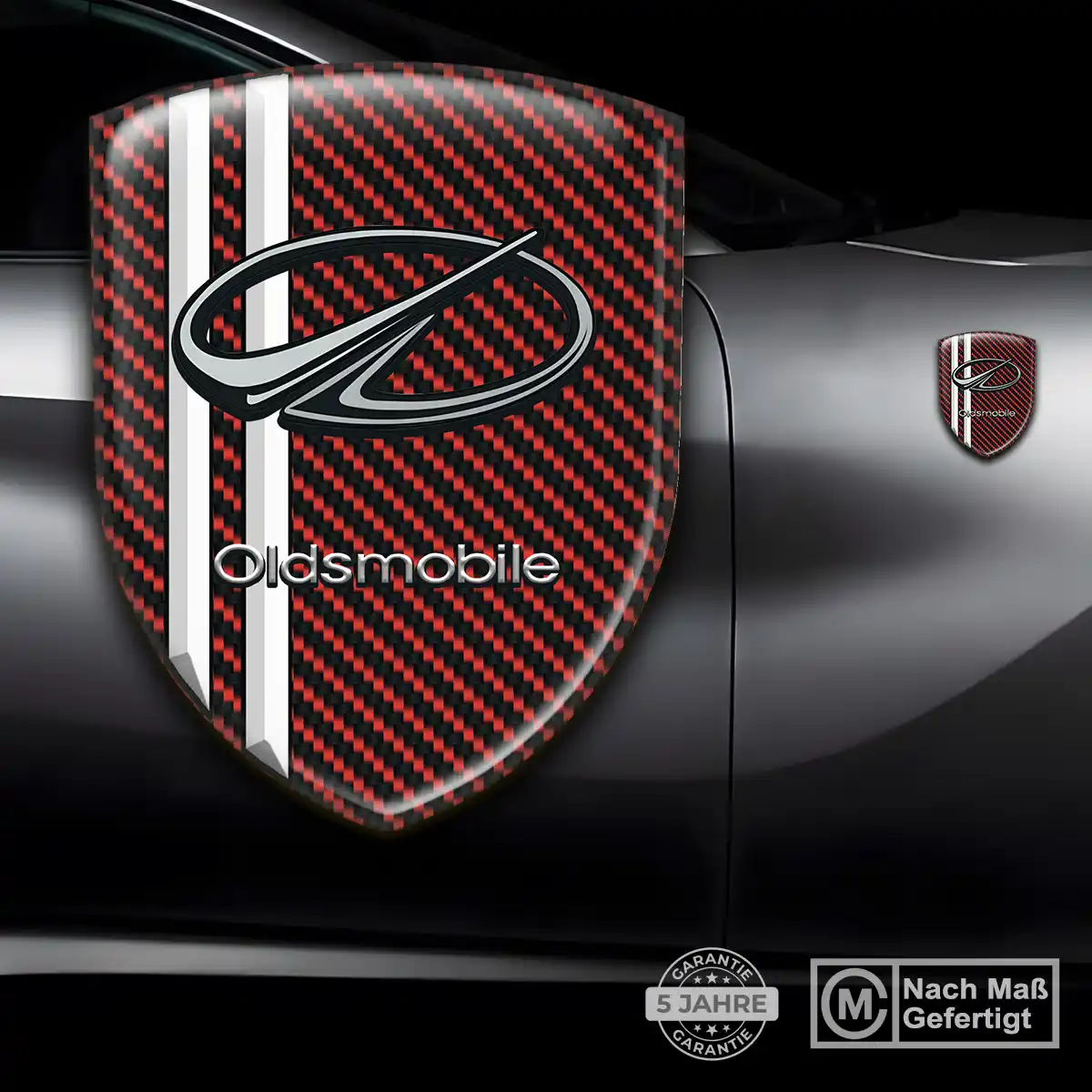 Oldsmobile Aufkleber 3D Gel Emblem Auto Hochwertiges Harz
