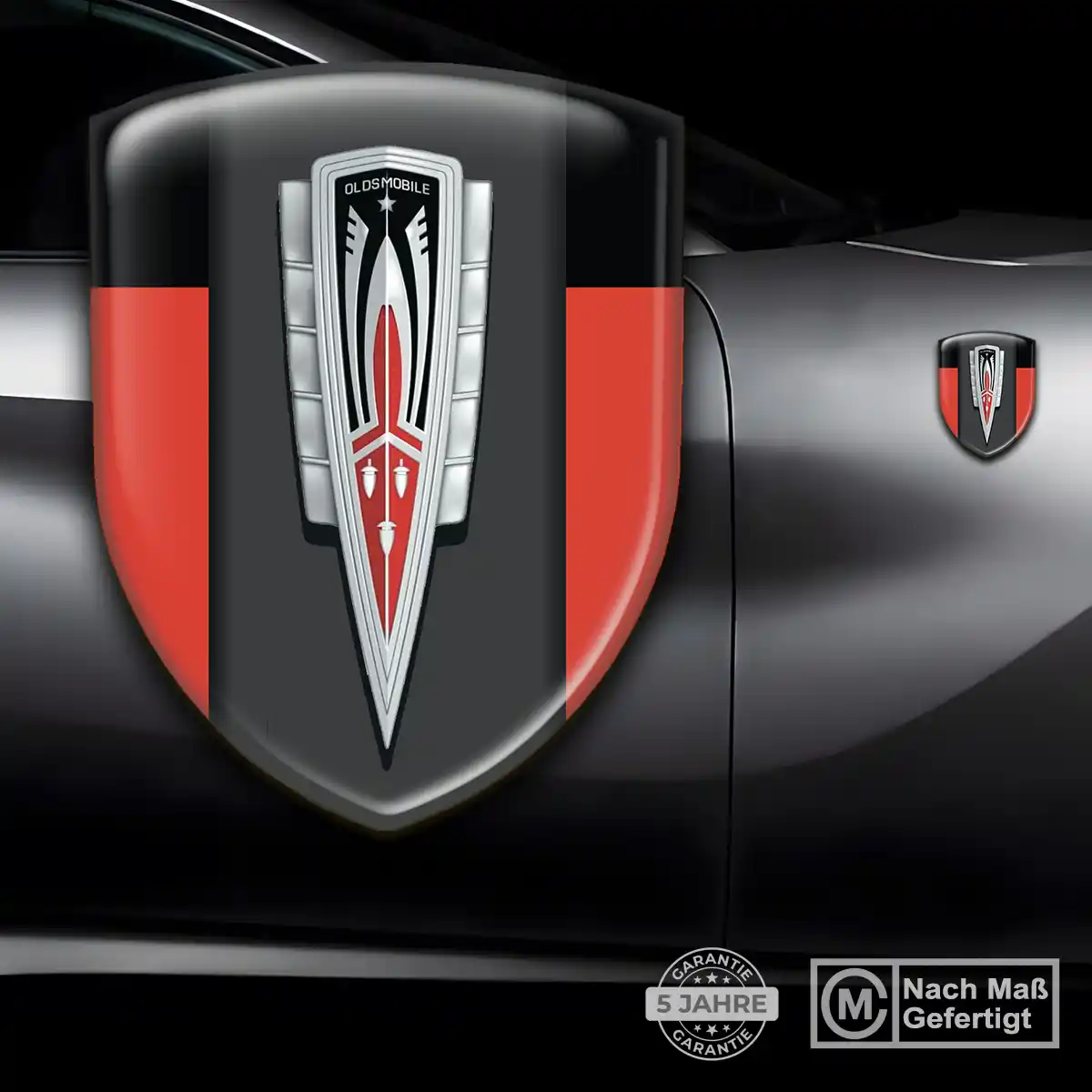 Oldsmobile Aufkleber 3D Gel Emblem Auto Limitierte Auflage