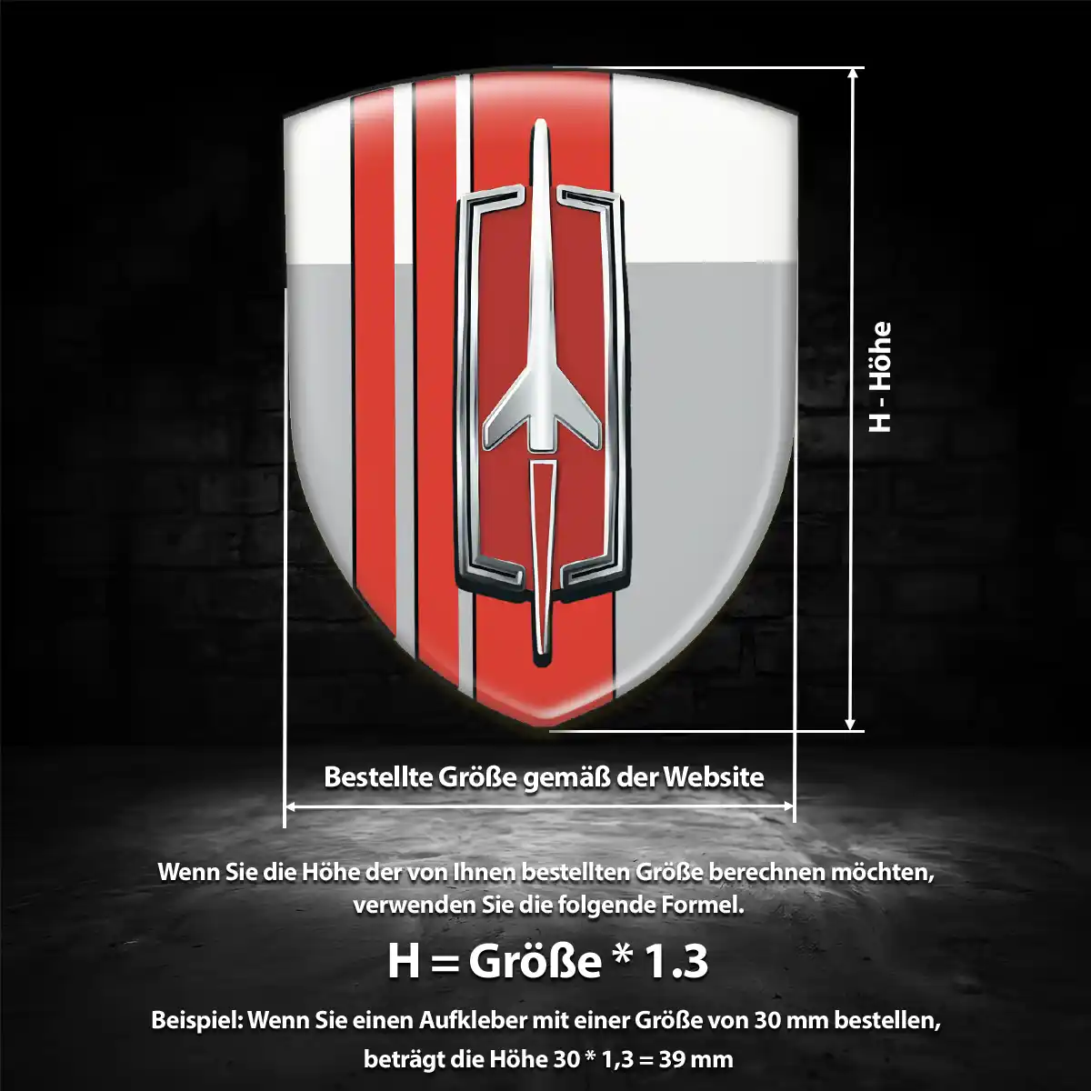 Oldsmobile Aufkleber 3D Gel Emblem Auto Modernes Design